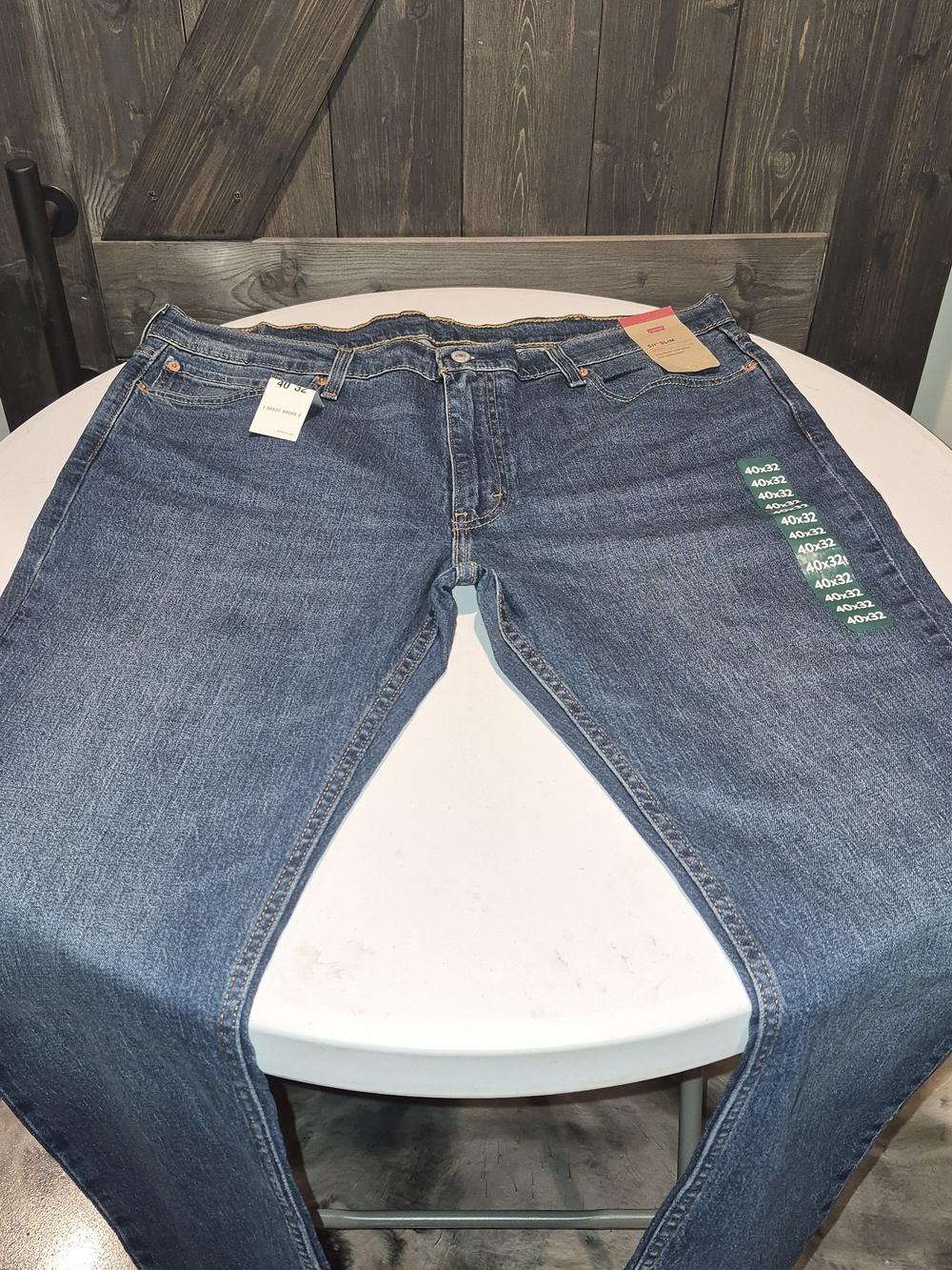 Levi's 511 NWT Slim Stretch Men's Dark Blue Jeans 40x32